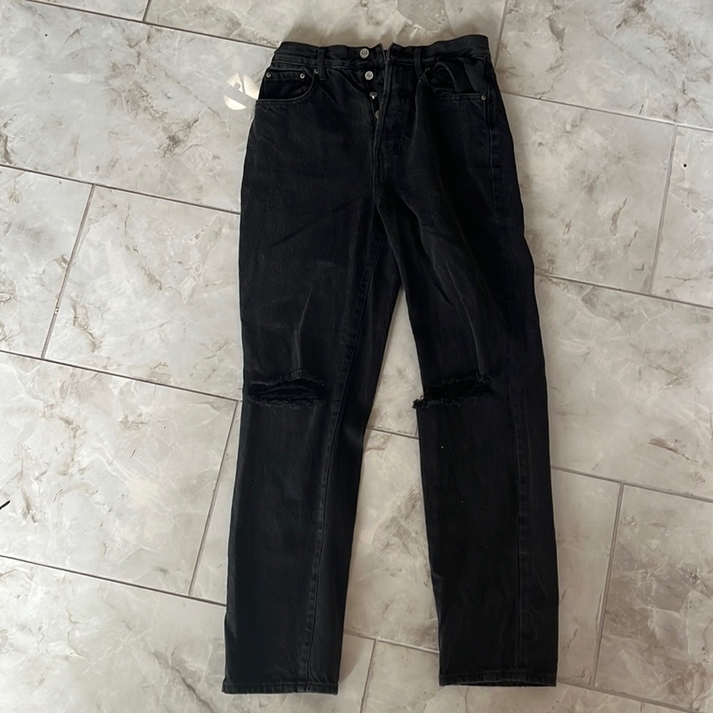 PacSun Black Dad Jean